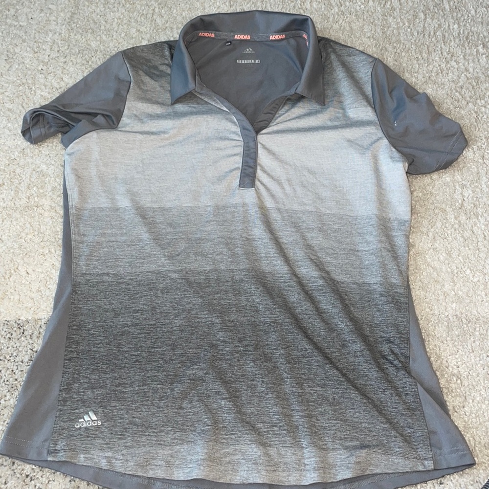 Gray Adidas Golf Shirt
